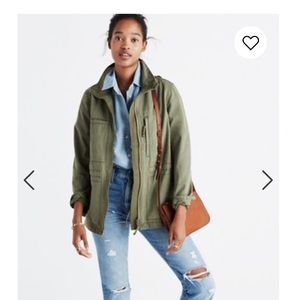 Madewell Fleet Jacket in Military Surplus